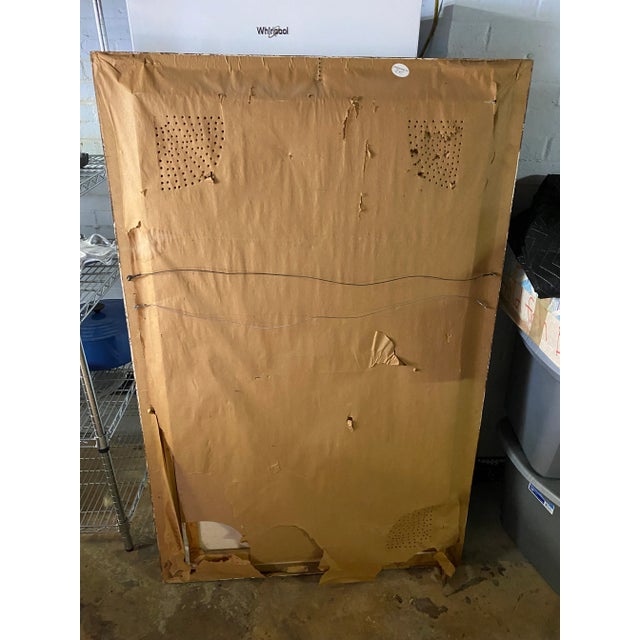 Brown Signed and Framed Oversized Vintage Portrait of a Lady For Sale - Image 8 of 9