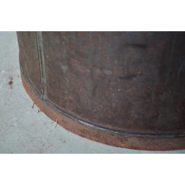 Black Industrial Barrel by Paul Müller For Sale - Image 8 of 10