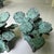 1990s Bronze Flowers in Triangular Pots With Feet. For Sale - Image 9 of 11