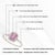 Art Deco Emerald-Cut Pink Sapphire & Diamond Halo Ring in 14k White Gold Size 9 For Sale - Image 12 of 15