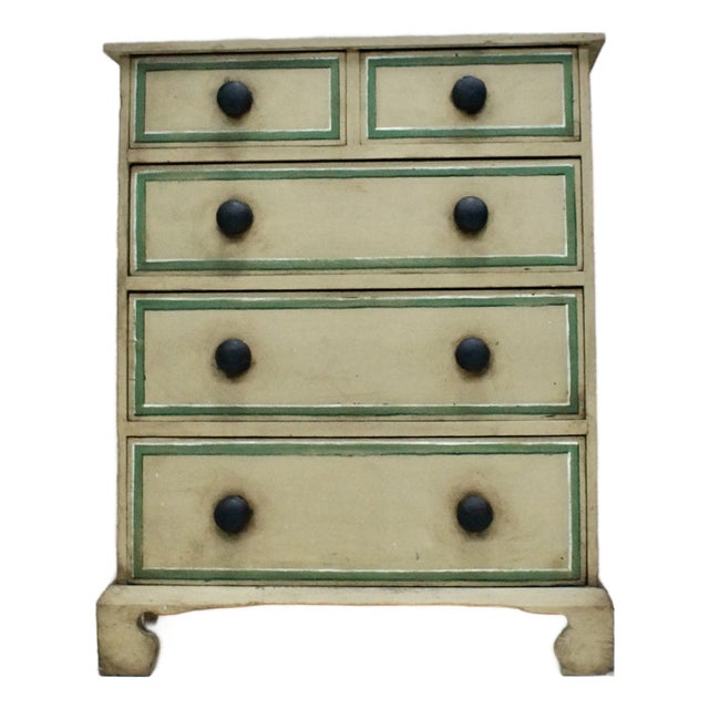 Victorian Painted Chest of Drawers, 1880 For Sale