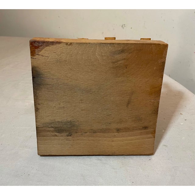 Vintage Hand Carved Wood Tramp Art Style Religious Altar Crucifix Altar Cross For Sale - Image 15 of 17