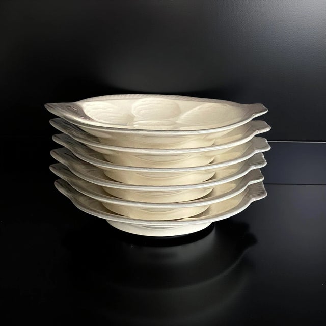 German Earthenware Fish Service from Wächtersbach, Set of 38 For Sale - Image 9 of 18