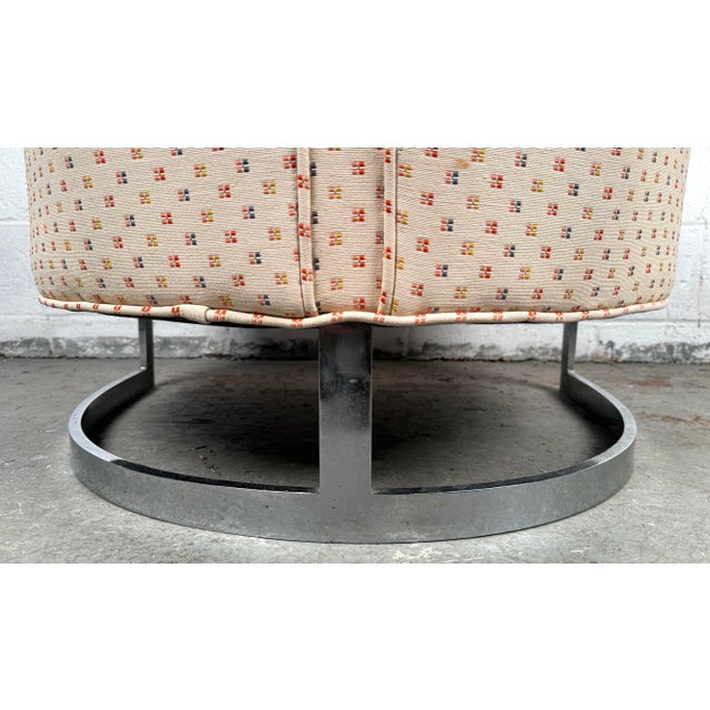 Mid 20th Century Pair of Chrome Strap Barrel Lounge Chairs Attributed to Finn Andersen for Selig For Sale - Image 16 of 16