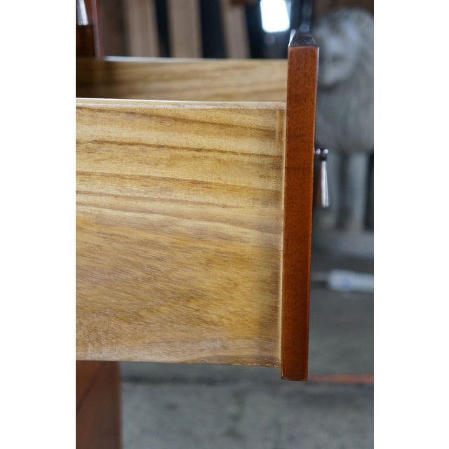 Late 20th Century Michael Vanderbyl for Baker Furniture Archetype Cherry Dresser Console Chest 54", Attributed For Sale - Image 9 of 18