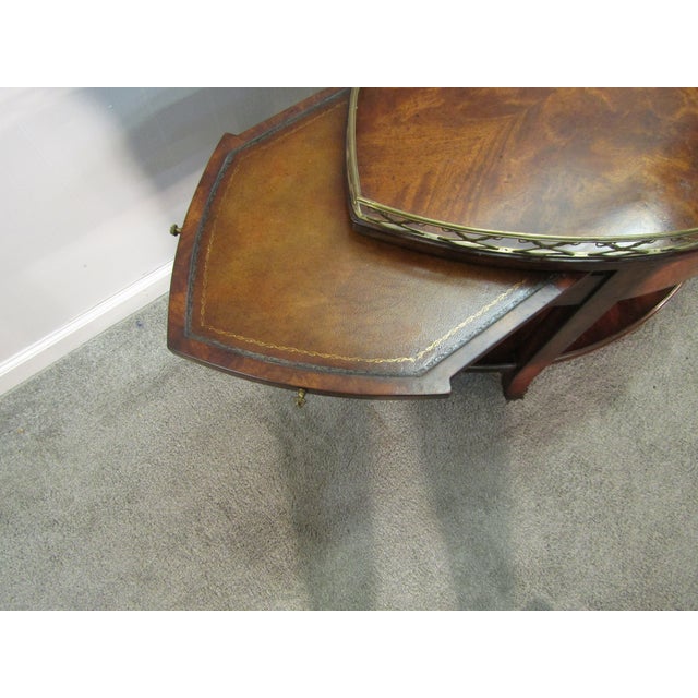 Theodore Alexander Burl Wood Coffee Table Inspired by the 2nd Earl Spencer, Appointed 1st Lord of the Admiralty in 1795. For Sale - Image 12 of 14