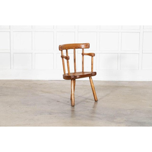 circa 1800 19thC Welsh Ash & Elm Vernacular Hedge Chair W52 x D32 x H87 cm Seat height 44.5 cm Weight 6Kg