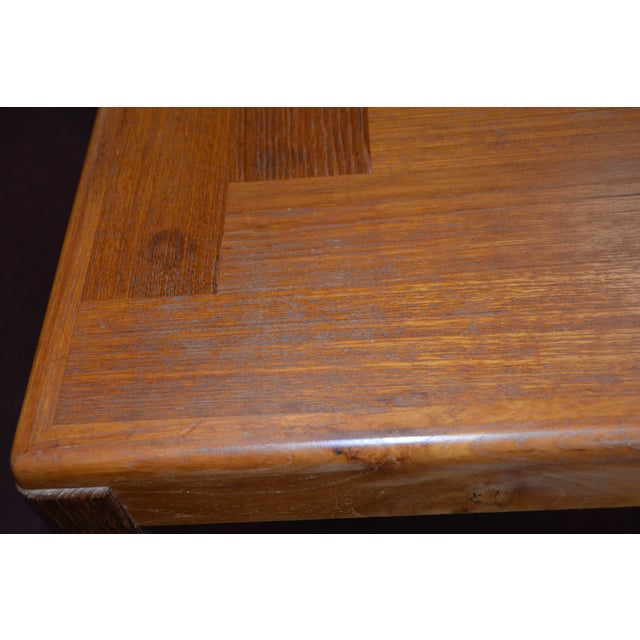 Wood Pair Mobelfabrik Denmark Golden Solid Teak Wood Rectangular End / Side Tables - Mid Century For Sale - Image 7 of 17