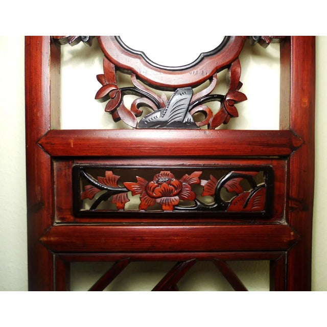 Early 19th Century Antique Chinese Screen PanelsCunninghamia Wood - A Pair For Sale - Image 9 of 11