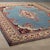 Blue Asian Kerman Rug in Cotton and Wool For Sale - Image 8 of 8