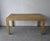 Mid-Century Modern 1970s Bamboo & Brass Dining Table Desk For Sale - Image 3 of 7