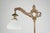 Mid 20th Century Restored Victorian Brass Plated Bridge Floor Lamp For Sale - Image 10 of 12