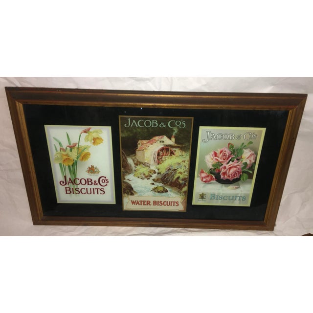 A fabulous vintage advertisement for England Jacob’s Biscuits from King George the V era. Advertising could be from 1880...