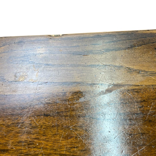 Vintage Lane Oak Brutalist Coffee Table and Side Table For Sale - Image 12 of 12