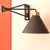 Black and Gilt Articulated Wall Light by Rene Mathieu for Lunel, 1950s For Sale - Image 9 of 9