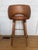 Wood Egg Designs Savannah Bronzed Steel and Leather Barstools by Ngala Trading For Sale - Image 7 of 15