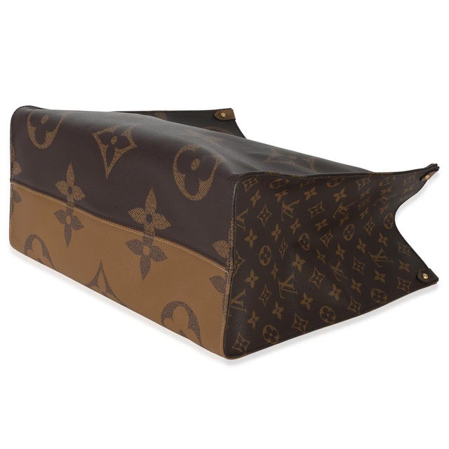 Textile Reverse Monogram Canvas Onthego GM For Sale - Image 7 of 9