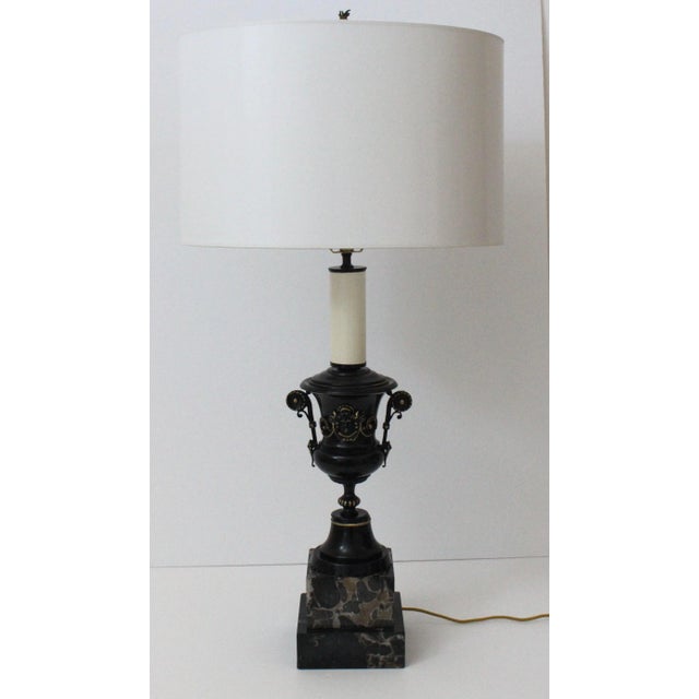 1880's Renaissance Revival Urn Mounted as a Table Lamp For Sale - Image 9 of 11