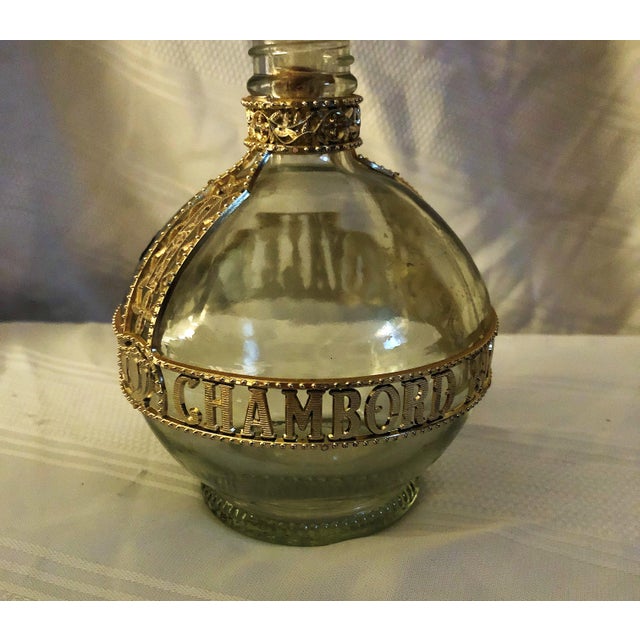 Vintage Royale Deluxe Chambord Liqueur Glass Bottle Chairish