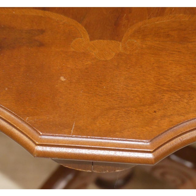 Light Round Side Table For Sale - Image 9 of 12