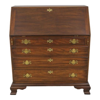 Henkel Harris Mahogany Slant Front Gov. Winthrop Desk For Sale