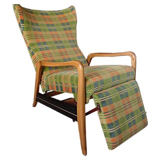 Reclining Wingback Chair from Walter Knoll / Wilhelm Knoll, 1960s For Sale