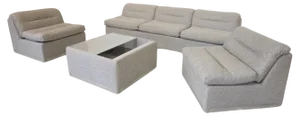 P10 Proposals Modular Sofa by Giovanni Offredi for Saporiti, 1970s, Set of 4