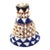 Early 20th Century Kuba Beaded Noble's Hat with Cowrie Shells For Sale