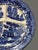 Mid 20th Century Vintage Japanese Willow Divided Blue & White Plate For Sale - Image 5 of 10