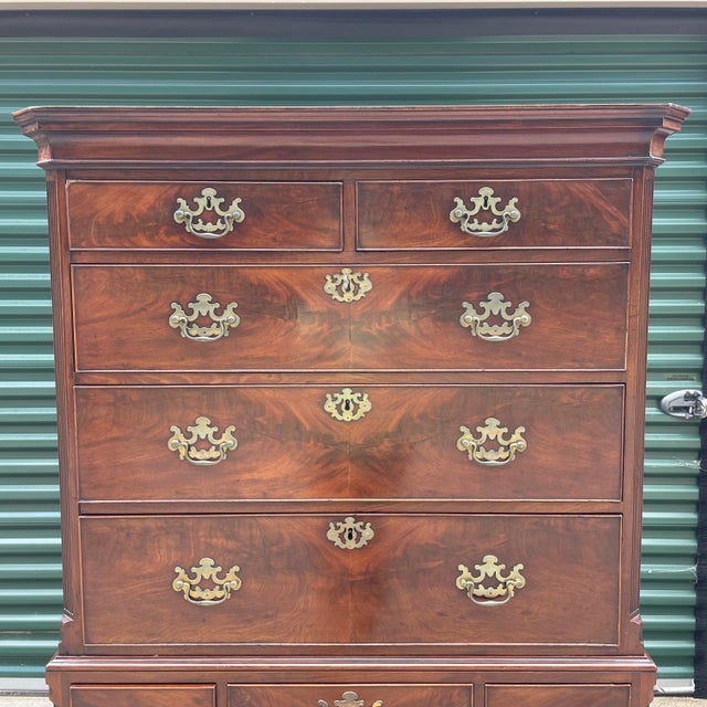 Mahogany Antique Highboy Dresser Chairish