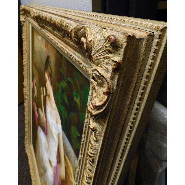 Green Ivan "The Rose" Giclee on Canvas Hand Signed With Custom Frame Make an Offer For Sale - Image 8 of 11