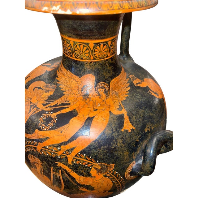 Late 20th Century Large Attic Style Red-Figure Hydria Museum Copy After Ancient Greek Pottery For Sale - Image 11 of 12