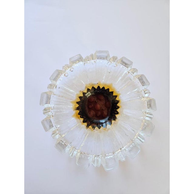 Mid-Century Glass Ulpukka Serving Dish Glass Bowl from Humppila, Finland, 1960s For Sale - Image 11 of 13