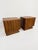 Pair of 1960s Mid-Century Modern Walnut Geometric Nightstands For Sale - Image 10 of 16