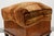 Art Deco Walnut Ottoman with Velvet Upholstery, Italy, 1920s For Sale - Image 9 of 13