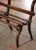 19th Century French Louis Philippe Oak Bench With Curved Legs For Sale - Image 4 of 11