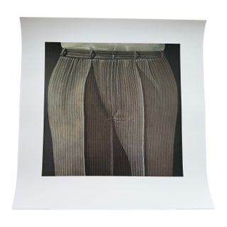 Domenico Gnoli (1933-1970), Striped Trouses, 1969, Copyright Marzia Gnoli, 1994, Printed in the Netherlands For Sale