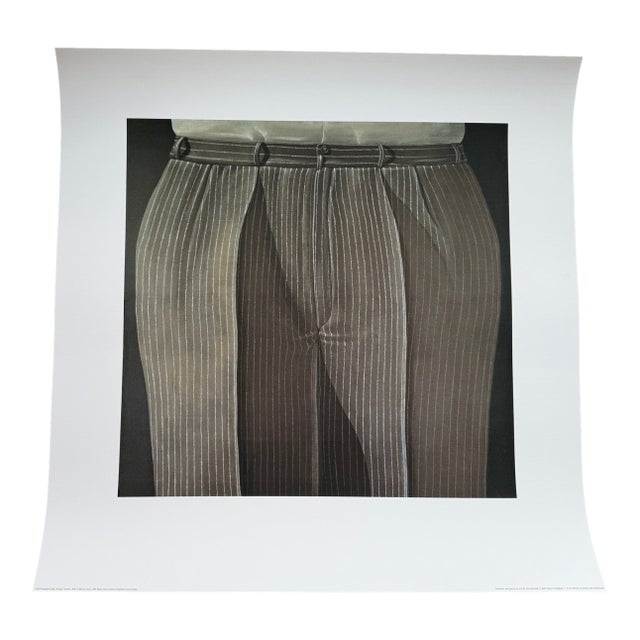 Domenico Gnoli (1933-1970), Striped Trouses, 1969, Copyright Marzia Gnoli, 1994, Printed in the Netherlands For Sale