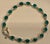 12 Ct Natural Brazilian Emerald and Diamond Tennis Bracelet 14 Karat Yellow Gold For Sale - Image 4 of 8