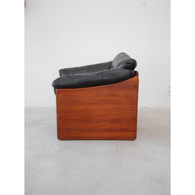 Black Set of Scandinavian Modern Brutalist Pine Lounge Chairs, 1970s For Sale - Image 8 of 15