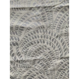 2 Yards Lee Jofa Threads Meander Metallic Fabric For Sale