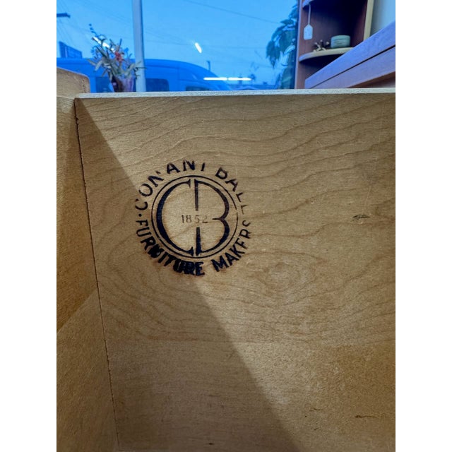 Wood Vintage "Modernmate" Dresser by Conant Ball For Sale - Image 7 of 10