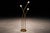 Brazilian Modern Sculptural Bamboo Form Floor Lamp in Gilded Brass, Brazil, 1960s For Sale - Image 4 of 10