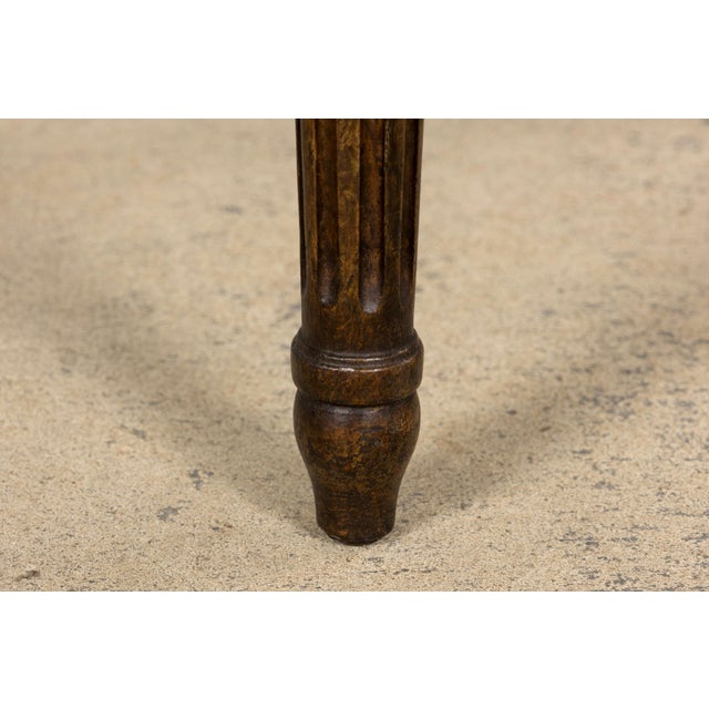 Set of Six Early 20th Century French Louis XVI Walnut Dining Chairs For Sale - Image 16 of 18