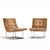 Milo Baughman for Thayer Coggin Mid Century Thin Line Scoop Chairs - Pair Each chair measures: 24.25 wide x 29 deep x...