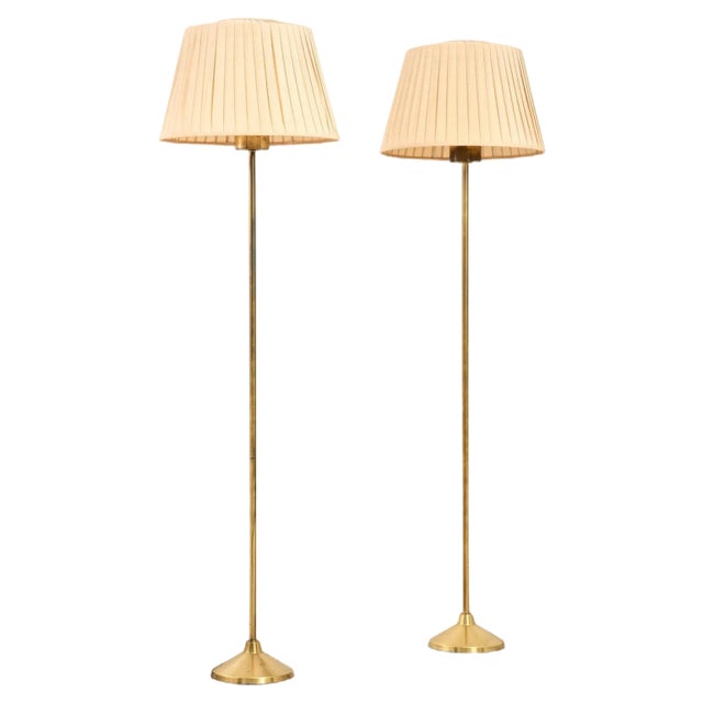 Model G-50 Floor Lamps attributed to Hans-Agne Jakobsson Ab, 1950s, Set of 2 For Sale