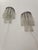 Silver Murano Glass Light Fixtures from Venini, 1970s, Set of 3 For Sale - Image 8 of 18