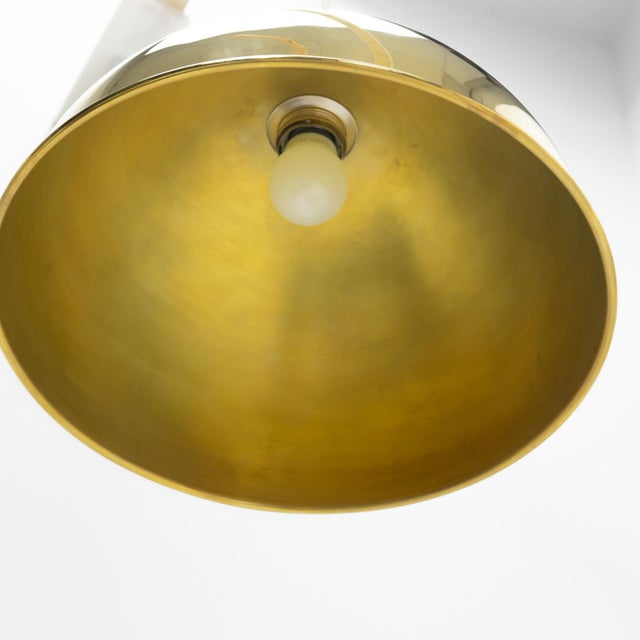 Adjustable Counterweight Pendant in Brass attributed to Florian Schulz, 1970s For Sale - Image 10 of 12