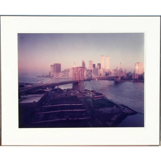 Artist: Unknown Title: Downtown New York City Skyline Year: 1981 Medium: Color Photograph Edition: 4/150 Size: 30 in. x 40...