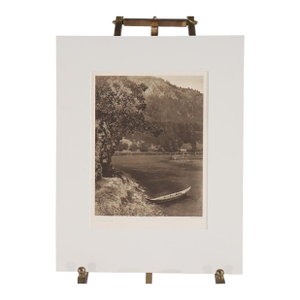 Antique Edward S. Curtis Native American Print “Cowichan River” Signed C1912